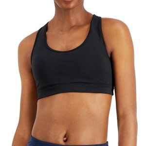 NWT ID Ideology Performance Medium Impact Sports Bra Black Size M $40 A505